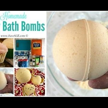 Homemade Fizzy Bath Bombs made with Essential Oils