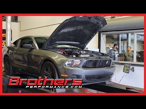 2012 Mustang V6 3.7L Dyno Test At Brothersperformance.com Cars & Coffee Deland Florida