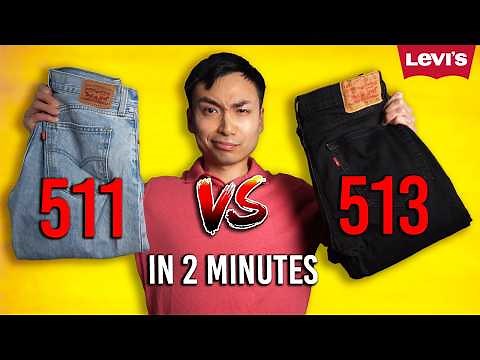 Which Jean Is Better? | Levi's 511 Slim vs 513 Slim Straight