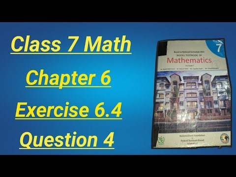 Class 7 Math Chapter 6 Ex 6.4 Q 4 || Class 7 math unit 6 ex 6.4 q 4