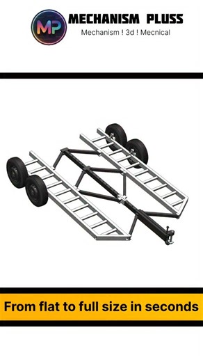 Mechanism ! 3d ! Mecnical on Instagram: "From flat to full size in seconds #knowledge #physics #usa #experiment #science #uk #mechanic #mechanism #study #learning #edits #reels #reel #trendy"