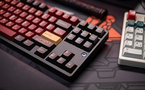 【打字音】Matrix 8xv 2.0ADD ink 黑轴 GMK 红武士键帽打字音机械键盘键盘打字音客制化键盘助眠客制化套件