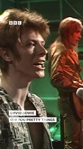 BBC Sounds on Instagram: "Davie Bowie performing ‘Oh! You Pretty Things’ on The Old Grey Whistle test in 1972 With exclusive interviews and rare, unheard archive, brand-new podcast ‘David Bowie Changeling’ on BBC Sounds explores how Bowie reinvented himself between 1970 and 1975 — from an ambitious folk singer to the era-defining rock legend. Music Uncovered: David Bowie Changeling | Listen on BBC Sounds ⚡️ Photo credit: Ellen von Unwerth"