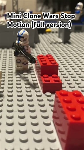 Mini Clone Wars Stop Motion (full version) #legoclonetrooper #legostopmotion #legostarwars