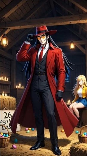 Dark Easter with Alucard | Hellsing anime cosplay #hellsing #alucard #anime #cosplay #shorts