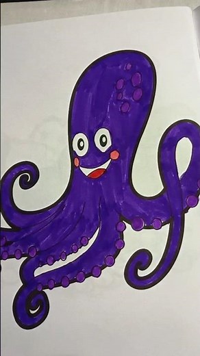🎨🐙 Pintando un Pulpo y Dibujos Súper Divertidos para Niñas 🌈✨