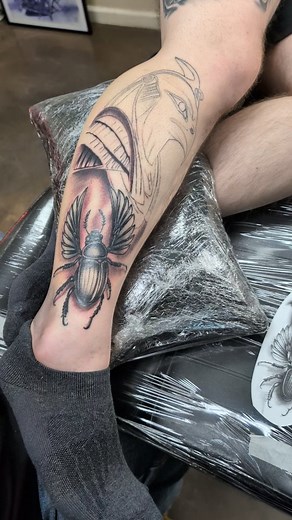 者️‍️ Check out some progress on an awesome Egyptian piece...