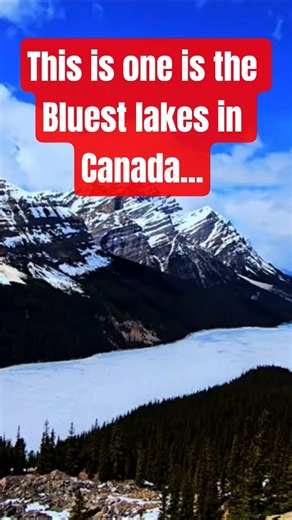Famous Blue Lake — But Frozen?!