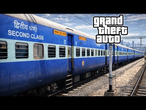 New Indian Train Mod | Blue ICF Passenger Coach For GTA San Andreas | Latest Indian Train Mod 2026