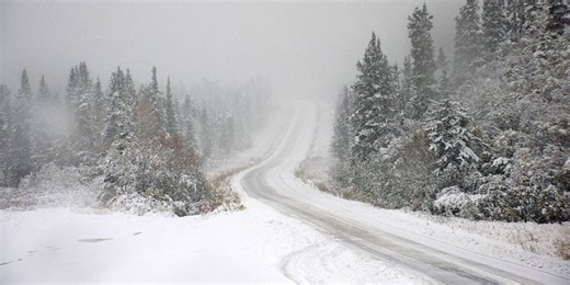 Alaska sees first widespread mountain snow this season