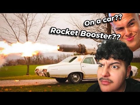 Putting Rocket Boosters on a car!