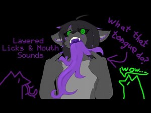 [Furry ASMR] - Void Fox tries out his new eldritch tongue on you! | Layered Licking