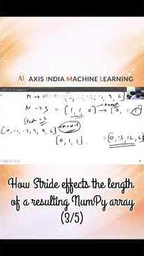 How Stride effects the length of a resulting NumPy array #datasci #numpy