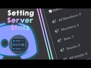 Cara Setup Server Stats Discord | Bot Server Stats | Setup Bot Discord
