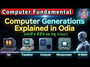 Generation of Computers full Explained in Odia II Computer Generations From 1st to 5th Generation