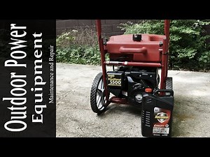 Briggs & Stratton Wheel House 5500 Generator Oil Change