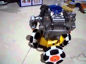 Super space warrior robot infrared ray