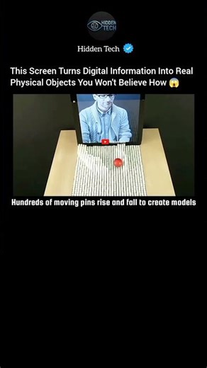 This MIT Screen Makes Digital Objects Real 😱 #shorts#engineering