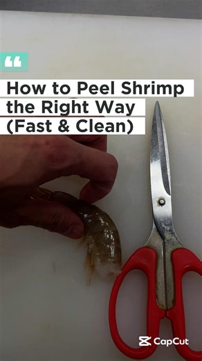How to Peel Shrimp the Right Way (Fast & Clean) #foodshorts #chefsteps #chefselection