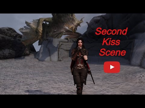 Serana Second Kiss Scene. SDA - Skyrim