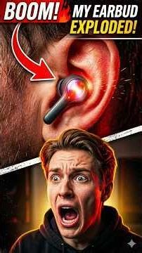Don’t Use Earbuds Like This ⚠️ Varna Blast Ho Sakta Hai!
