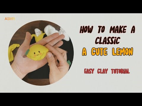 How to Make a Cute Lemon | Easy Clay Tutorial