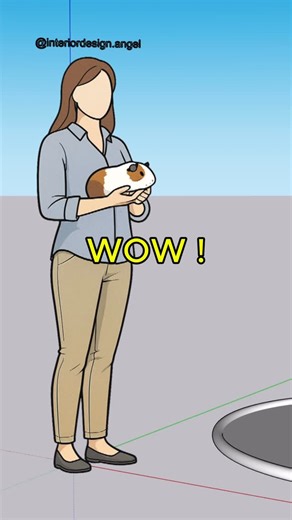 Angel. C on Instagram: "Want to draw smooth tubes or pipes? Here’s the simplest way: 1. Draw a circle This is your base. 2. Draw another small circle on the edge This is the pipe’s cross-section. 3. Select the Follow Me Tool Find the blue curved icon on the toolbar. 4. Click the small circle This tells SketchUp what to extrude. ￼ 5. Follow the path Move along the line you drew — SketchUp creates the pipe automatically. Done! Now you can make any tube or pipe you want."