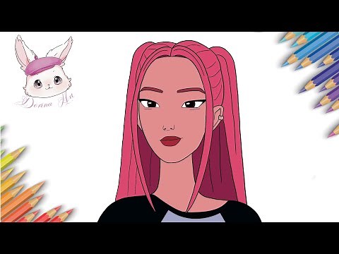 How to draw Mira from K-Pop Demon Hunters - Step by Step