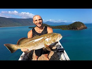 Trolling For Coral Trout, Near The Double Island In North Queensland