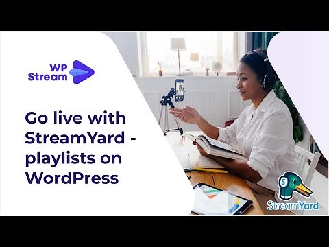 STREAMYARD TUTORIAL (Part 1) - Pre-Recorded Streaming On Your Website