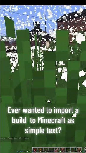 Minecraft blueprint import #minecraft #modsminecraft #minecraftbuilding #mods