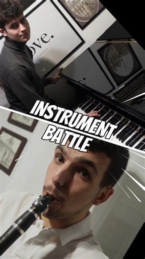 Piano VS clarinet. Which is better?🤔#piano #clarinet #classicalmusic #clarinetandpiano #music #funny