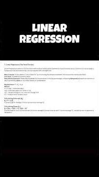 Linear Regression