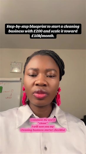 Start a Cleaning Business with £200 and Scale to £10K/Month