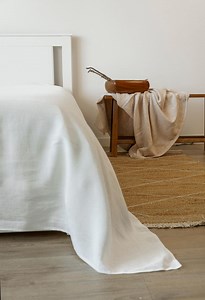 Handmade Linen Flat Sheet: European Flax, Soft Texture. - Etsy