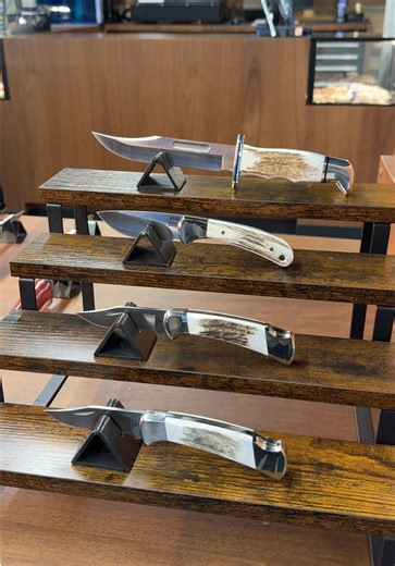 Would you customize your Buck with an elk handle? Available in the custom knife shop now!#foryoupage #BuckKnives #2026