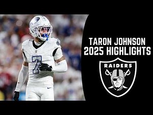 Taron Johnson Highlights 🔥 | Welcome to the Raiders