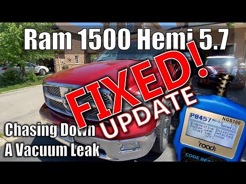 2010 Ram 1500 Loose Gas Cap Fault Code Update - It's Fixed!