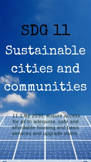 SDG #11 Sustainable cities and communities #fyp #SDG #unitednations