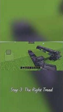 Minecraft tank tutorial#tank #minecraft