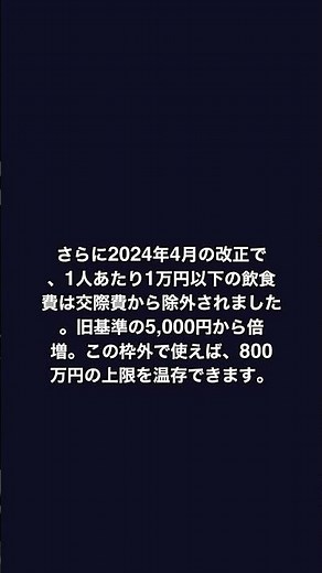 接待費800万円が全額経費になる改正ルール