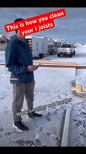 Just remember never deck your floor without first cleaning the frost of #framing #framers #framer #brcframers #80 | BRC Construction