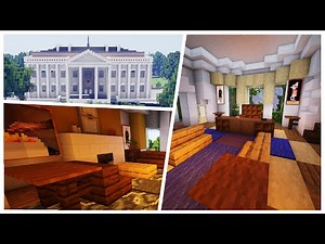 Minecraft Building the White House Interior!