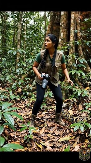 Snake Drops From Jungle Tree 🐍