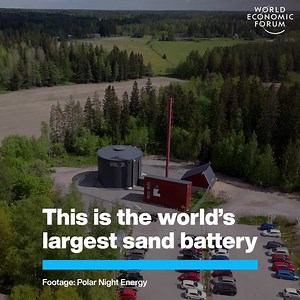 World’s largest sand battery stores heat for clean energy
