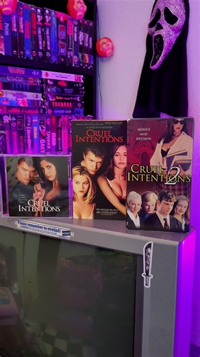 Cruel intentions 1 and 2 on VHS and the soundtrack 📼💿 #movietok #90s #90smovies #vhs #fyp