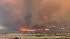 ‘Extreme fire behavior:’ Watch huge flames whirl in Slink Fire in Mono County