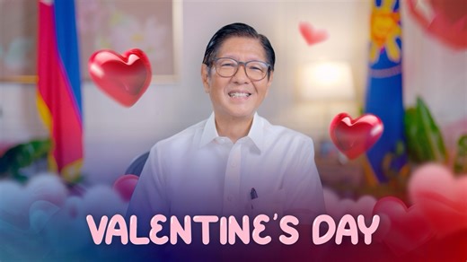 BBM VLOG 277: Valentine's Day Araw ng mga Puso man o hindi, ang tunay na pundasyon ng isang matatag na relasyon ay pagkakaibigan, pag-unawa, at bigayan. 💕 Happy Valentine’s Day sa inyong lahat. Enjoy the day with the people who make life better — hindi lang ngayon, kundi araw-araw. | Bongbong Marcos