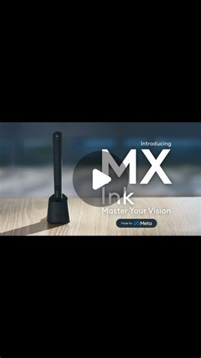 Logitech | Introducing Logitech MX Ink, the first mixed reality stylus for Meta Quest. With a focus on familiarity and precision, MX Ink bridges the... | Instagram