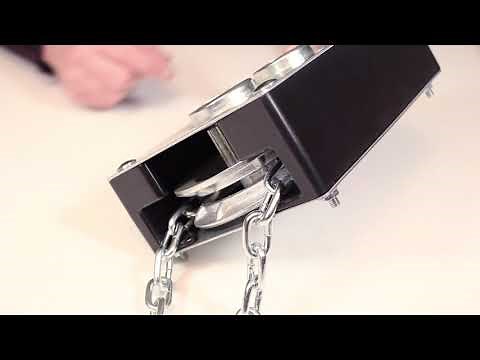 #FFin30s: 725V compact chain hoist for industrial doors, ratio 1:4